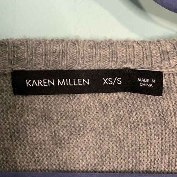 Karen Millen Wool Blend Poncho Sweater XS/S - Picture 9 of 11